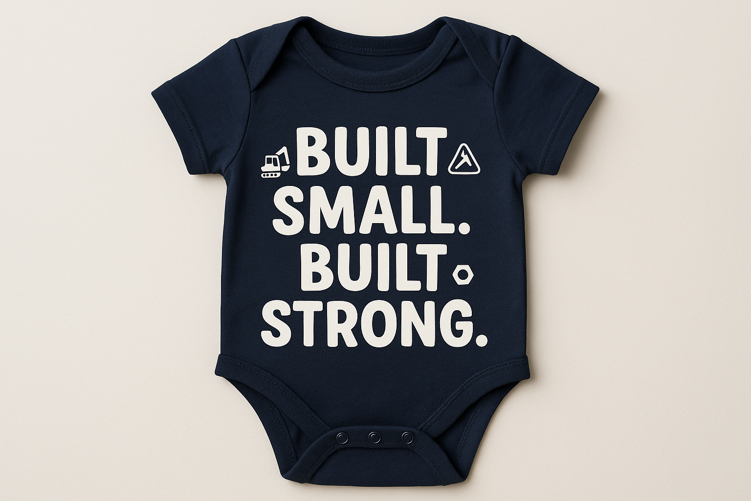 Built Small Built Strong onesie