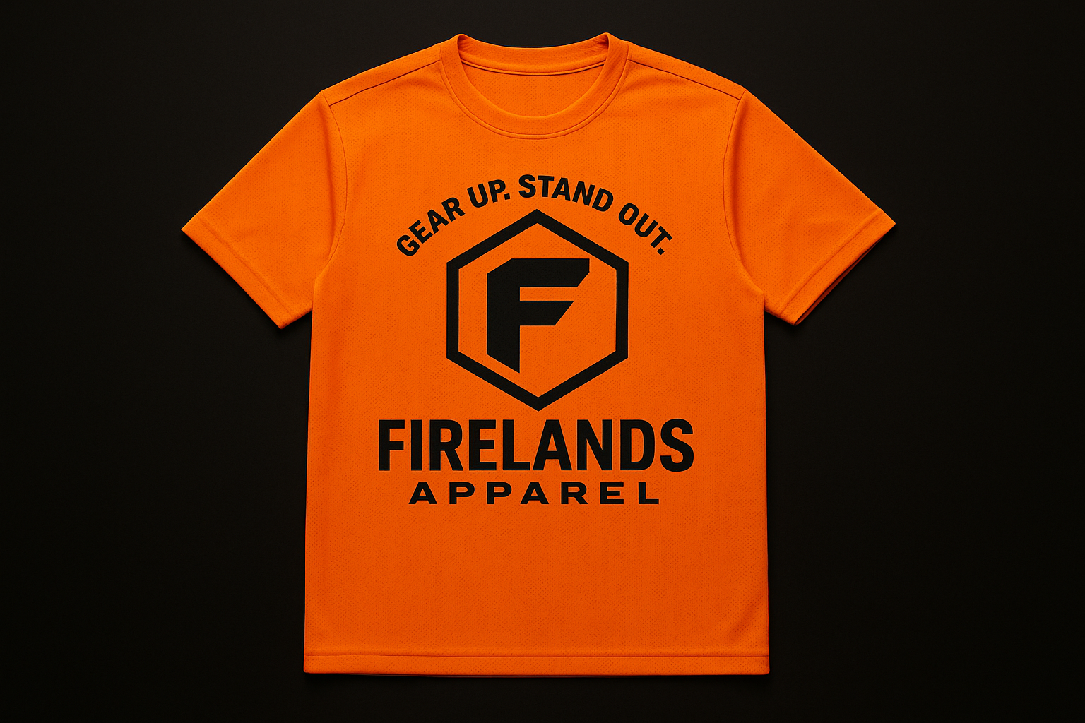 Firelands Apparel Gear Up Stand Out Safety Performance Tee