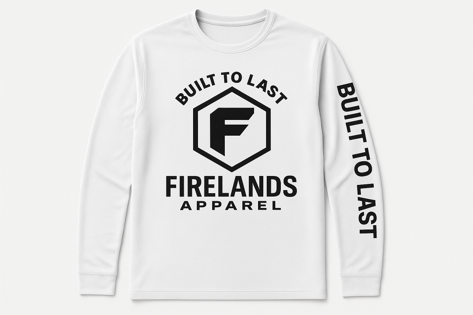 Firelands Apparel Premium White Long Sleeve