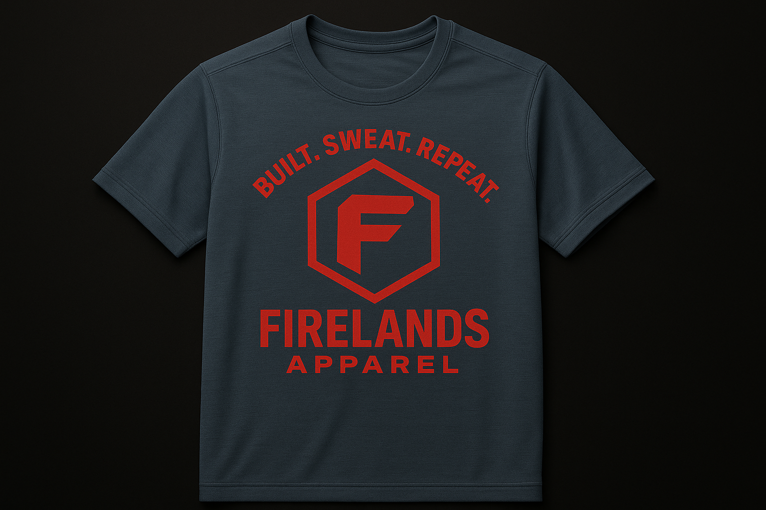 Firelands Apparel Build Sweat Repeat Performance Tee